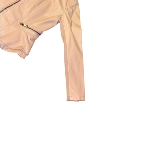 G.I.L.I. Cream Leather Jacket with Zipper Accents - Picture 10 of 10